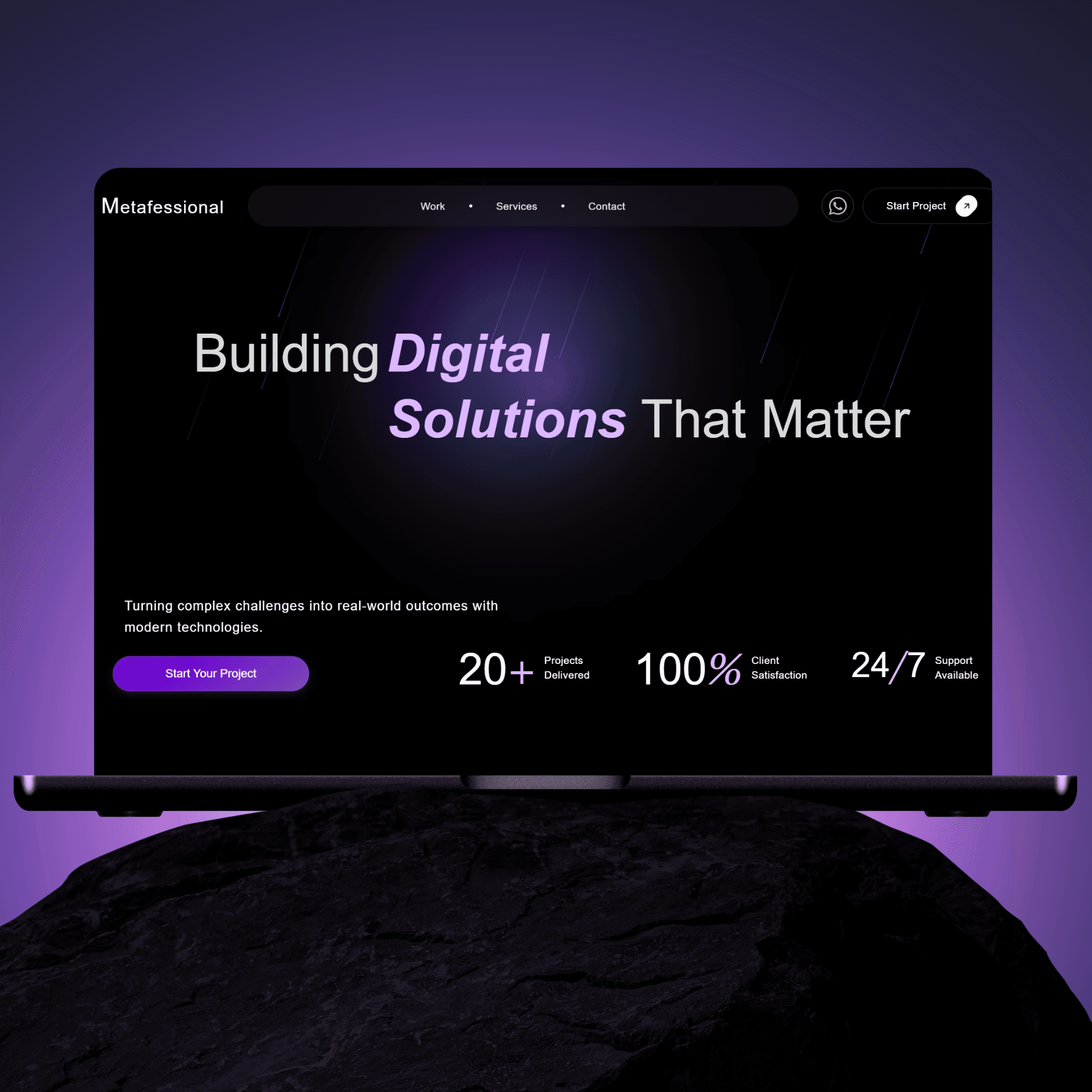 Metafessional company website